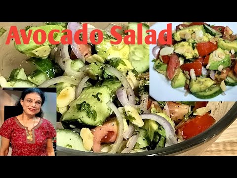 Healthy Avocado Cucumber And Tomatoes Salad Recipe By Purnima Nigam for Love Passion for Food 
