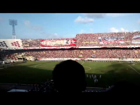 Entrada do Santa Cruz- Santa Cruz 1 x 0 Salgueiro