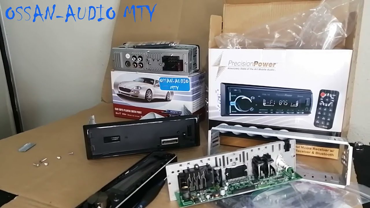 REVISION Y DESEMPAQUE DE ESTEREO PRESICION POWER PVML-11B MP3, OSSANAUDIO