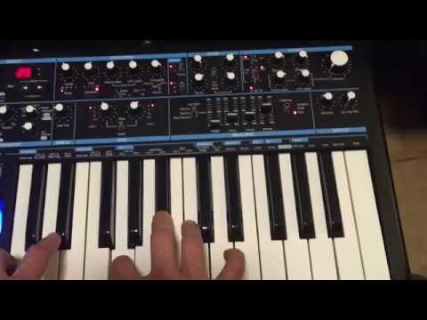Presets Novation Bass Station II Sound Test