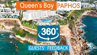 Queen's Bay Hotel Cyprus:  VR 360° Drone Review Based on TripAdvisor. Paphos