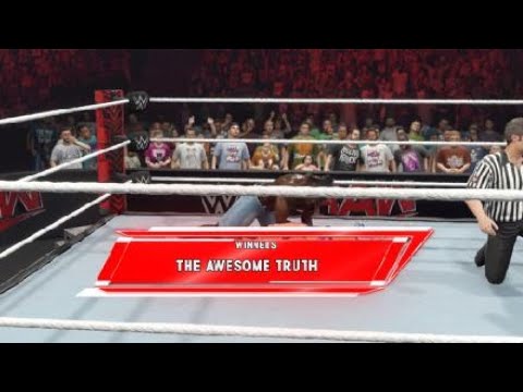 WWE 2K23 Wwe Monday Night Raw The Alpha Academy Vs The Awesome Truth  World Tag Team Titles Match