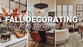 FALL DECORATE WITH ME 2025 | FALL DECORATING IDEAS | DECORATING MY HOME FOR FALL | STYLING NEW DECOR