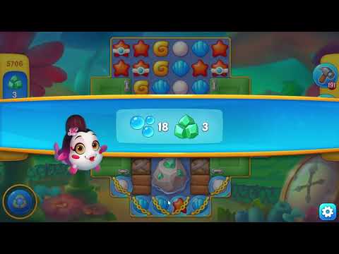 Fishdom 5706 Level - 18 moves - NO BooSTERS