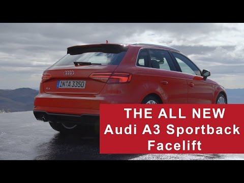 Audi A3 Sportback Facelift 2016 Footage
