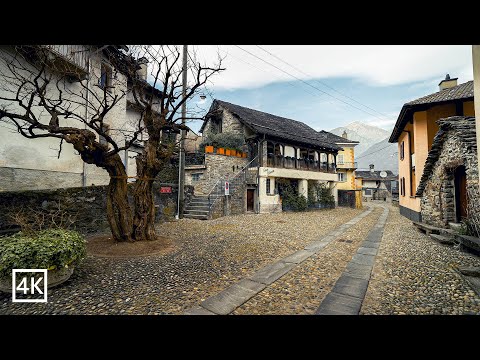 Aurigeno A Charming Medieval Village in Ticino Switzerland 4k 60p