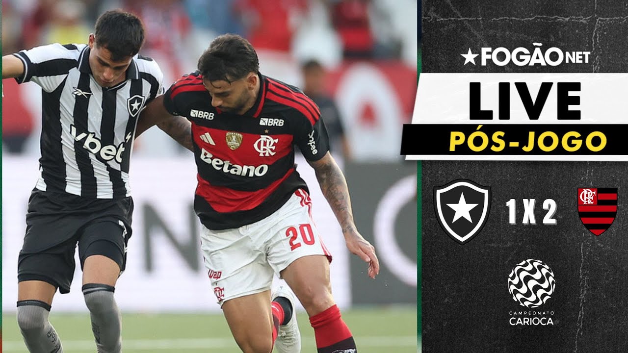 LIVE | Pós-jogo e repercussão da derrota do Botafogo para o Flamengo nas quartas do Carioca 2026