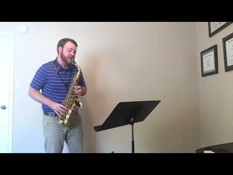 2020-2021 TMEA All State Saxophone Etude #3