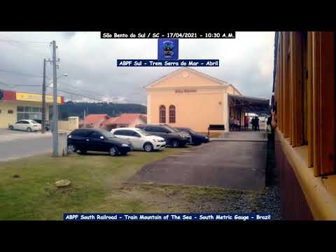 A.B.P.F. Sul–Trem Turístico Serra do Mar–Estação Museu da Música/São Bento do Sul–SC–(abril 2021).