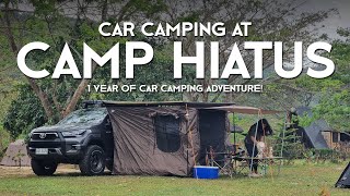 Car Camping at Camp Hiatus | 1 Year of Car Camping Adventure