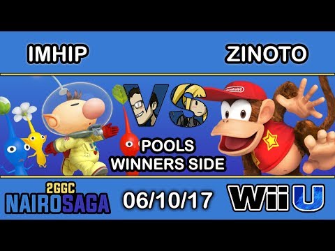 2GGC: Nairo Saga - ImHip (Olimar) Vs. EG | Zinoto (Diddy Kong) - Pools Winners Side