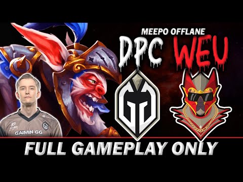 SURPRISE LASTPICK MEEPO OFFLANE ON DPC | Gaimin Gladiators VS D1 Hustlers -Full Gameplay Meepo #425