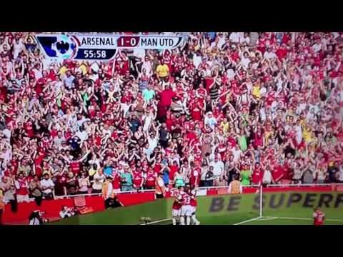 Aaron Ramsey Goal Against Man. United