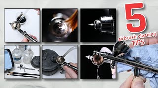 KEEP Your AIRBRUSH CLEAN! My 5 tips & Airbrush Cleaning Routine