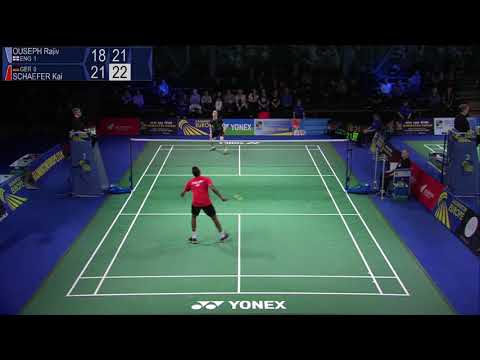 Match points - England (Rajiv Ouseph) vs Germany (Kai Schaefer) - EMTC 2019