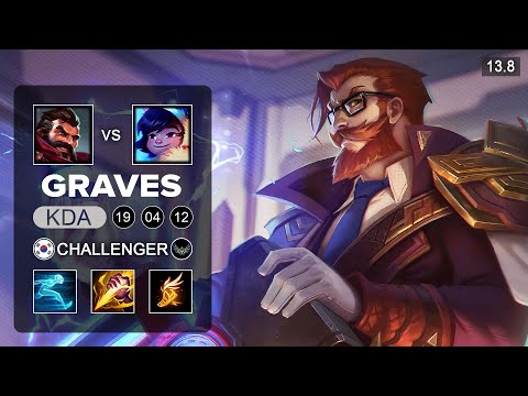 Graves vs Nunu & Willump Jungle - KR Challenger - Patch 138 Season 13