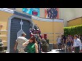 Optimus Prime the comedian at Universal Studios Hollywood