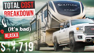 The RIDICULOUSLY Expensive Cost of RV Living in Alaska (Shocking Total)