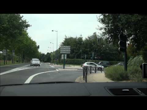 Arriving at Disneyland Hotel, Paris, by car, 22-08-2010, Part 1/2.