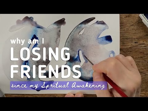 WHY AM I LOSING FRIENDS SINCE MY AWAKENING | High vibe art light code painting with the Blue Avians