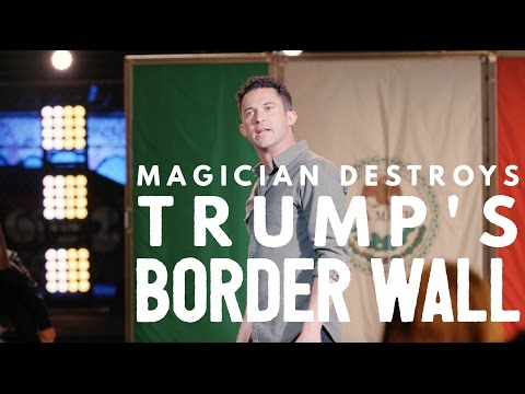 Justin Willman destroys Trump's border wall in 3 minutes