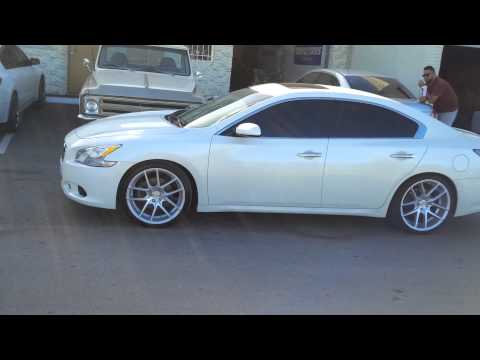 877-544-8473 20" Inch Niche Targa Machine Silver Wheels 2013 Nissan Maxima Shipping Worldwide