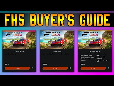 PS5 Forza Horizon 5-Käuferleitfaden | Standard/Deluxe/Premium + alle FH5-DLCs