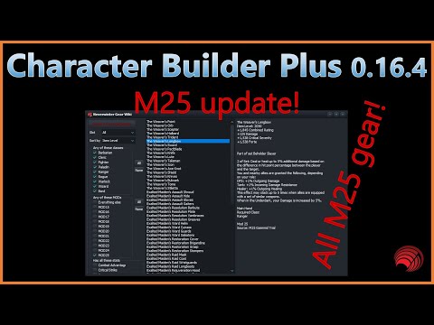 Neverwinter: Character Builder Plus v0.16.4 - M25 GEAR!!