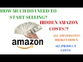 HOW MUCH MONEY TO START SELLING ON AMAZON| ALL FEES BROKEN DOWN! HOW MUCH MONEY TO START SELLING ON AMAZON| ALL FEES BROKEN DOWN!