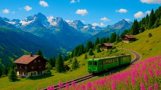 Download the video "🇨🇭 Alpine Fairytale: 4K Walking Tour | Villars | Swiss Alps Relaxing Vlog"