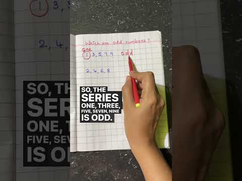 ODD EVEN series of numbers #splendidmoms