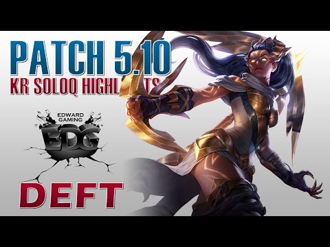 EDG Deft - Vayne Bot Lane - KR SoloQ Highlights