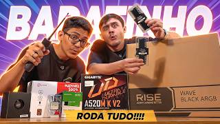 Montando PC GAMER AMD BARATO CUSTO BENEFÍCIO EM 2026 I Teste em Jogos