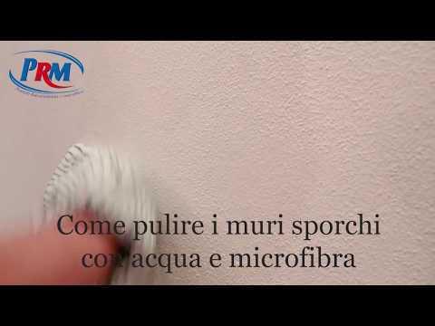 COME PULIRE UN MURO SPORCO SOLO CON ACQUA