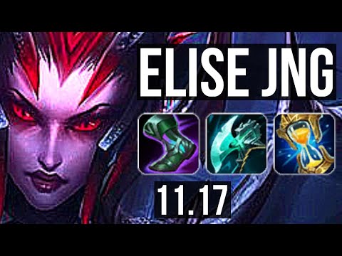 ELISE vs NIDALEE (JUNGLE) | 10/1/10, Legendary, 400+ games | KR Diamond | v11.17