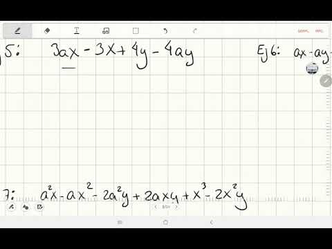 Factor común por agrupación 3