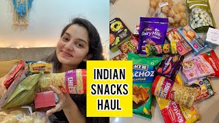 Huge Indian Snacks Haul 🍒🧀🍫🍪