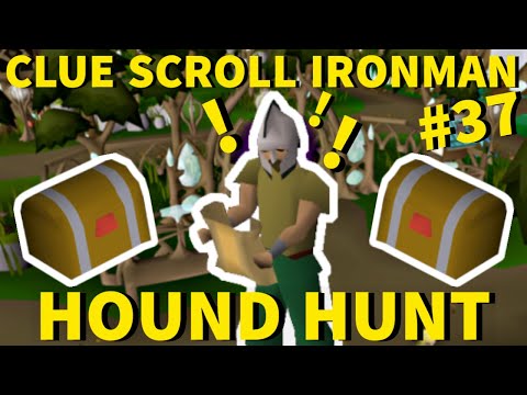 TWO Master Caskets in ONE Episode?! - Clue Scroll Ironman #37 (Hound Hunt)