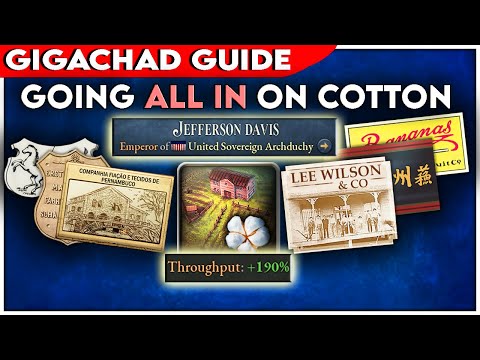 How To Run a Cotton Economy Way Too Hard | Victoria 3 GIGACHAD Guide