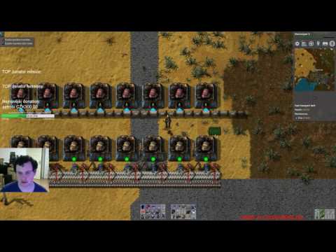 Factorio S05E07 Bob's mod - ROBOTI, fialová science (2017, v0.14)