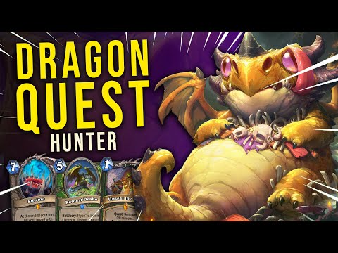 QUEST HUNTER Better with DRAGONS?! - Ashes of Outland - Hearthstone