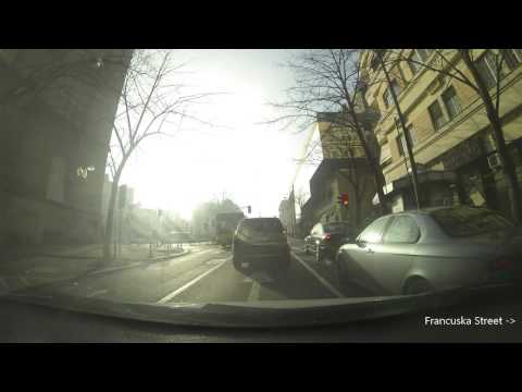 Driving around Belgrade