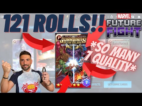 121 CARD ROLLING...GOTG CARD!! DO WE FINALLY GET SOMETHING WE CAN USE..?!? MARVEL FUTURE FIGHT