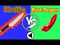 Cutting a Red Pepper in Reverse - Oddly SATISFYING