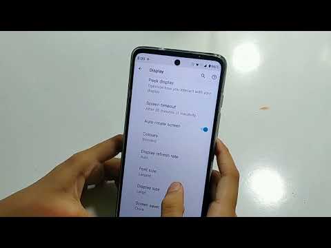 How to change font size in Motorola g52 | font size change kaise kare