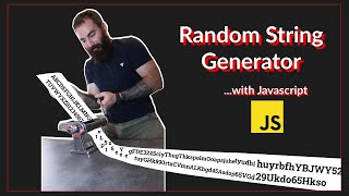 Javascript Project for Beginners | Code a random strings generator