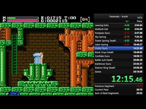 Faxanadu Speedrun- Any% 26:03