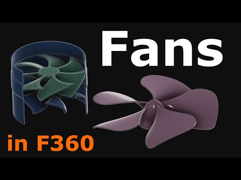 How to design fan blades for 3d printing in Fusion 360