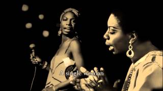 Nina Simone - A Single Woman (with lyrics)