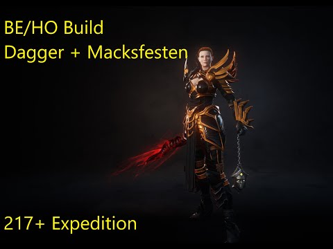 Wolcen  Bloodtrail 1.1.4.0 Bleeding Edge/Havoc Orb build using Dagger+Macksfesten(Catalyst) 217+ Exp